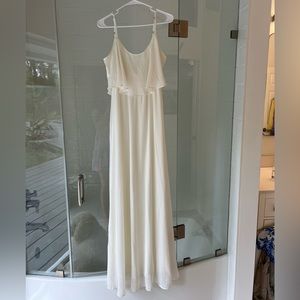 Show Me Your MuMu Caitlin dress. White